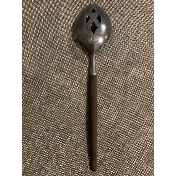 Epic Silver Japan Forged Stainless EPS10 MCM Style Pierced Serving Spoon - Picture 4 of 8